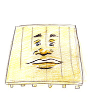 スノコ板張りさん