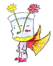 花瓶とフラワーさん