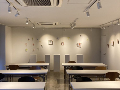 地元筑後市のホテル MEIJIKANギャラリーでの個展
