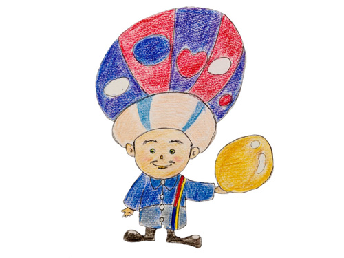 パフォーマンス芸人 てのひらさん ロゴ作成
