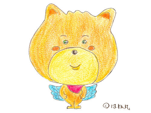 筑後市のキャラクターをイラスト化